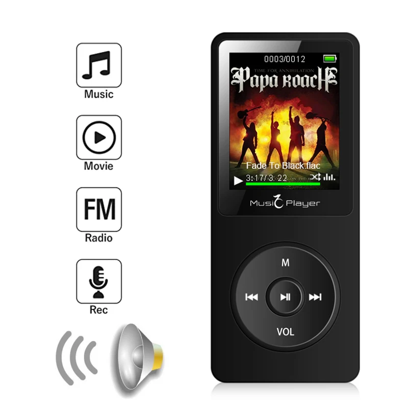 Mp3-плеер с наушниками электронная книга динамик DAP музыкальный плеер экраном для