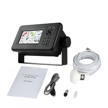 Precio bajo HP-528A Clase B transponedor AIS Combo GPS 4.3in Color LCD navegador Marine GPS navegación alarma localizador GPS construido en