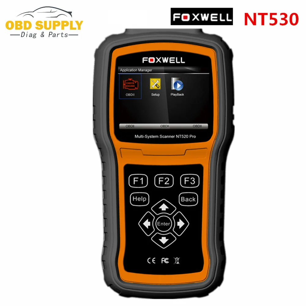 Foxwell NT530 мульти-системный сканер Поддержка для BMW /& F шасси Обновление версии NT520