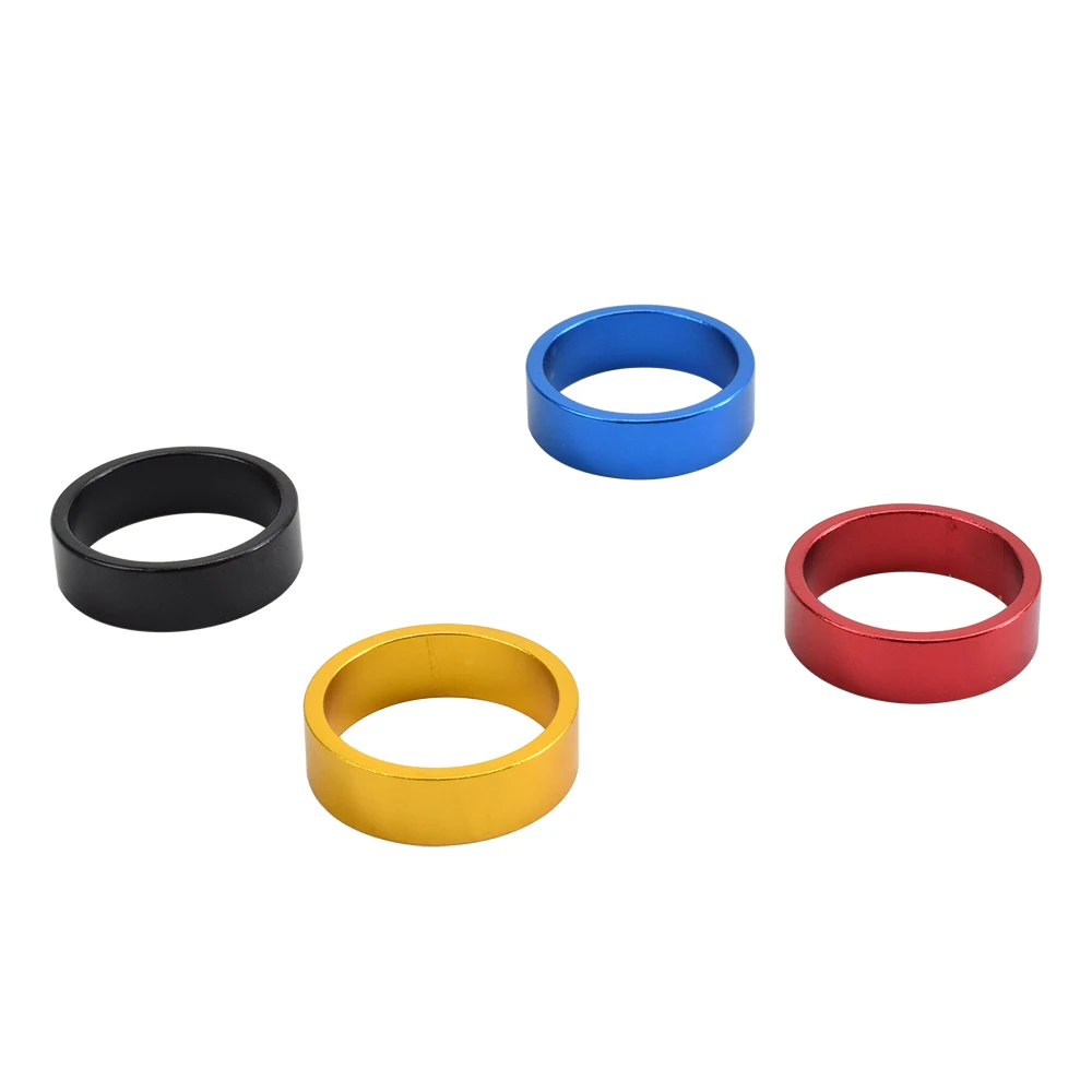 4Pcs/lot 10mm Height 1-1/8" Aluminum Alloy Folding Bike Headset Stem Spacer 28.6mm MTB Road Mountain Bicycle Washer | Спорт и