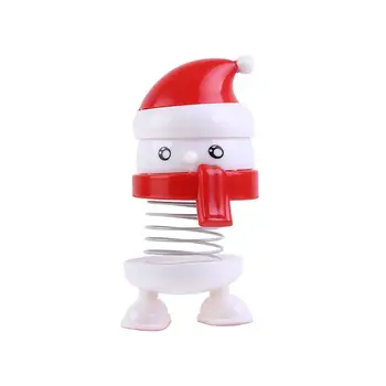 

Chldren Winter Christmas Cute Decoration Toys Spring Shaking Head Doll For Desktop Car Decoration Toy For Baby Gifts