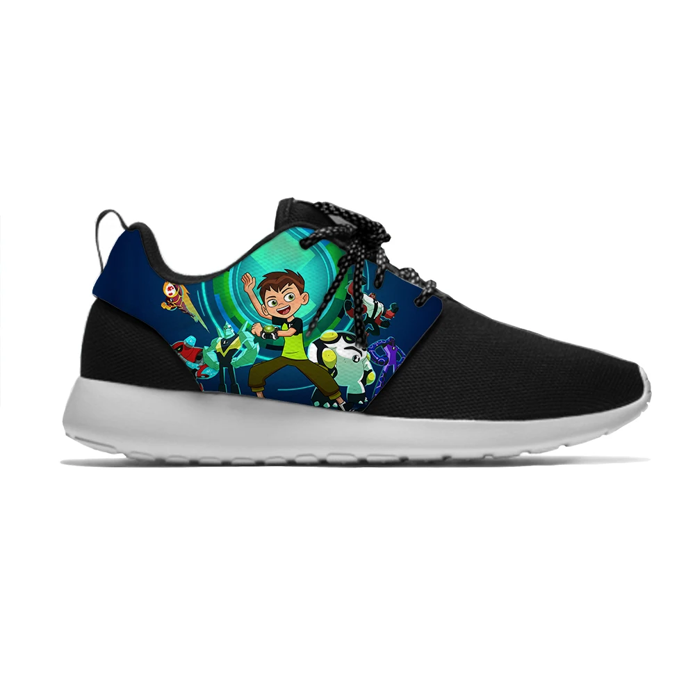 Ben3 Ben 10 Горячие крутые Vogue смешные спортивные кроссовки мультфильм дети аниме дышащие легкие кроссовки подарок для мальчиков девочек детей - Цвет: Ben3