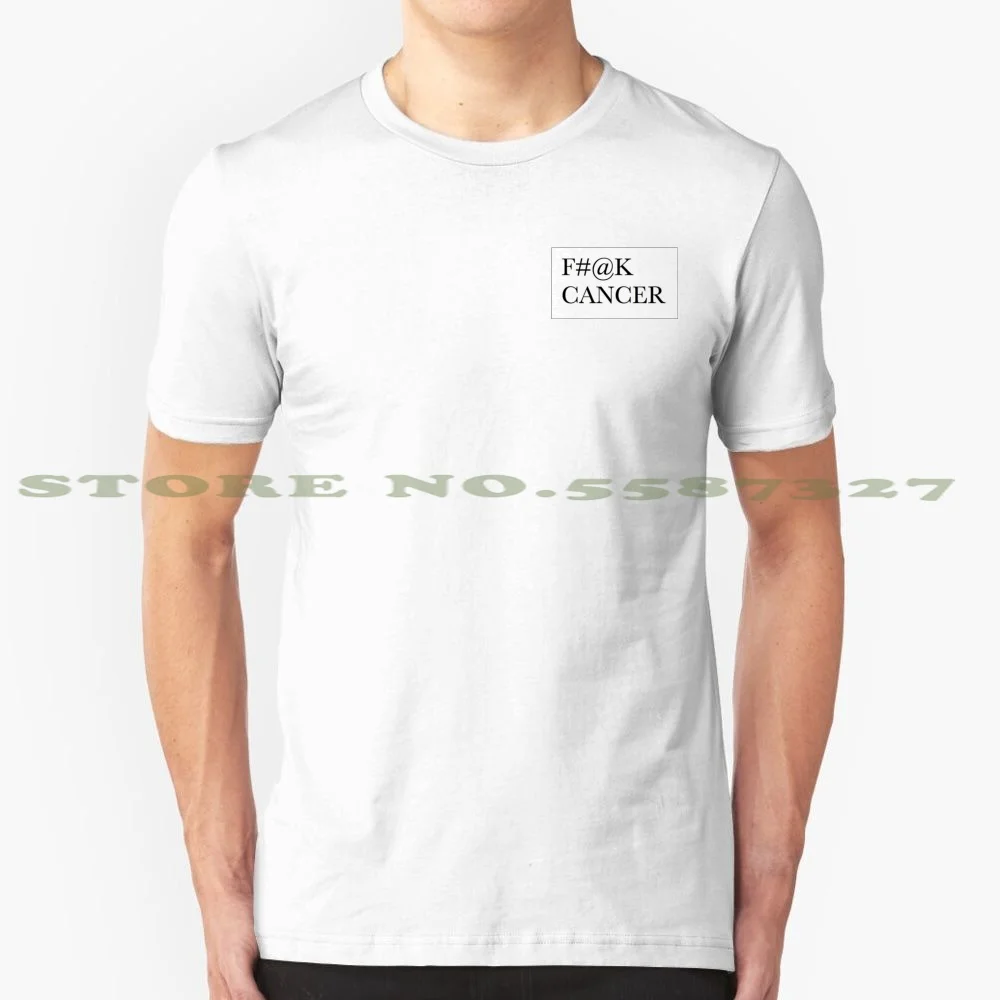 F#@K Cancer Graphic Custom Funny Hot Sale Tshirt Cool | Мужская одежда