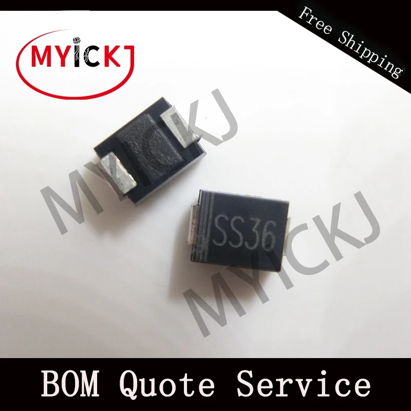

20PCS SS36 SMD diode SURFACE MOUNT SCHOTTKY BARRIER RECTIFIER IC CHIP
