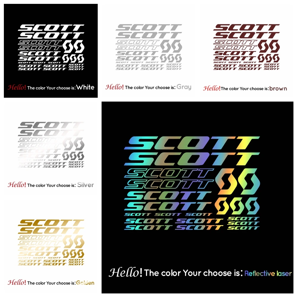 Cut Price Non-Tear-Stickers Decals Frames Decorative Transport-Membrane Bike Exclusive for Scott Ma5kalDkA