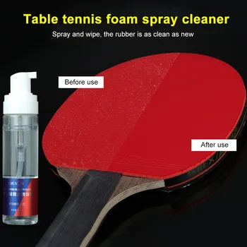 

98ml Foam Spray Dust Tackifier Multifunctional Table Tennis Rubber Cleaner Racket Bats Prevent Aging Professional Portable