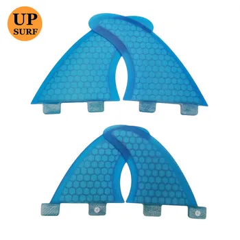 

Surf fcs quad fins Blue Honeycomb Surfboard Fin Quilhas FCS G5+GL-Quad-Fins Fiberglass Surf Fin quad quillas Free Shipping
