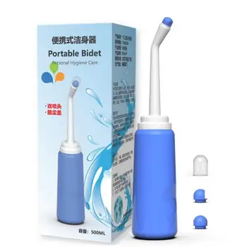

500ML Handheld Empty Sprayer Bidet Bottle Washing Pregnant Home Long Nozzle Accurate Baby Large Capacity Toilet Personal Cleaner