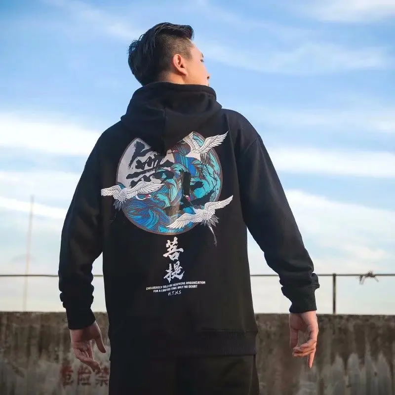 Cool Ghost Evil Забавный принт мужские толстовки свитшоты Черный Белый XXL Harajuku худи для мальчиков пуловеры уличная одежда худи в стиле хип-хоп