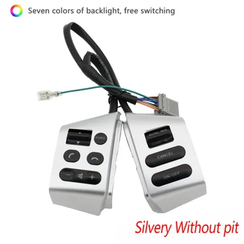 

7 colors backlight Steering Wheel Switch Audio Volume Cruise Control Button For N issan Sylphy 2005-2017