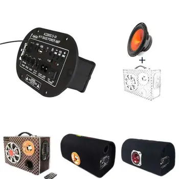 

Bluetooth Audio Amplifier Board Subwoofer Amplifier Home Theater Sound System 12V 24V 220V USB Dac FM Radio TF Player Speaker