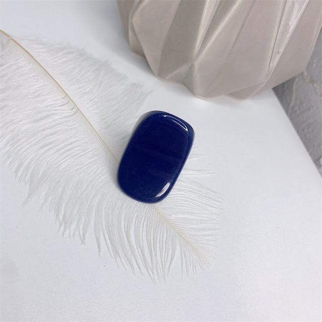 New Statement Resin Rings Ins Handmade Geometric Transparent Candy Color Ring For Female Jewelry Korea Acrylic Jewellery