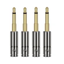Mini Jack 3 5mm Mono Plug Stainless Steel Shell Gold Plated Audio Connector For MM400 Headset Adapter Diy Solder Headphone Jack