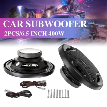 

2pcs 6.5 inch 400W 3 Way Car Speaker and Subwoofer HIFI Speaker Car Rear / Front Door Audio Music Stereo Coxial Speakers System