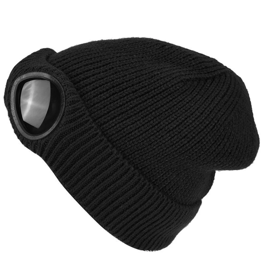 Unisex Solid Color Winter Knit Beanie 