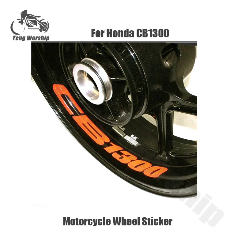 Motorcycle Wheel Sticker Decal Reflective Rim Bike Motorcycle Suitable