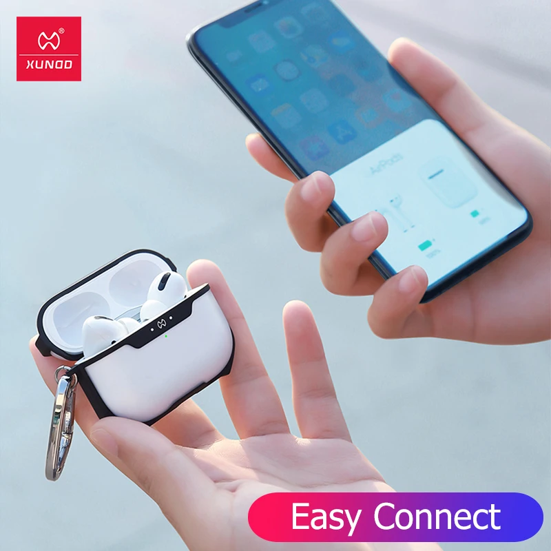 Для AirPods Pro чехол оригинальный Xundd противоударный защитный прозрачный для Airpod3 Guard