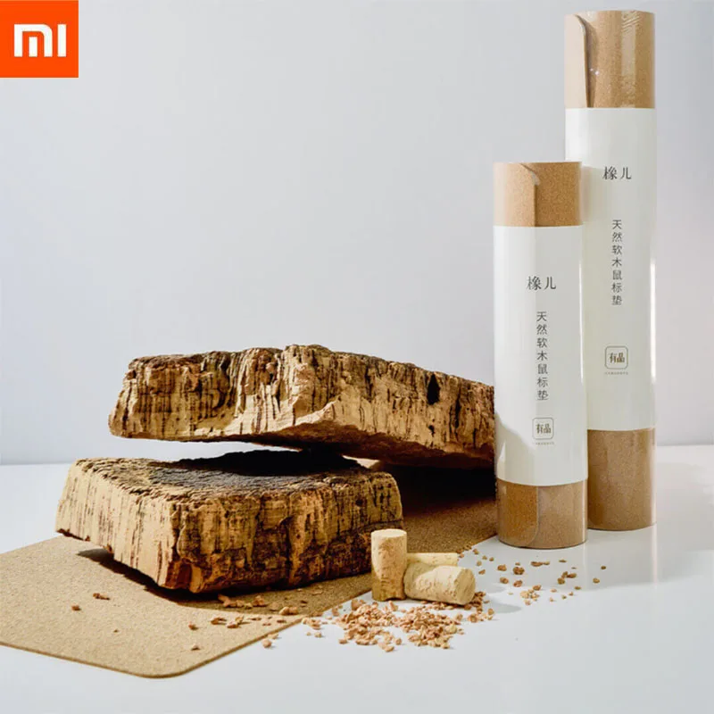 Большой коврик для мыши Xiaomi Mijia, коврик для мыши из натурального дуба хвойных пород, водостойкий Противоскользящий коврик для компьютерной мыши, лучший подарок
