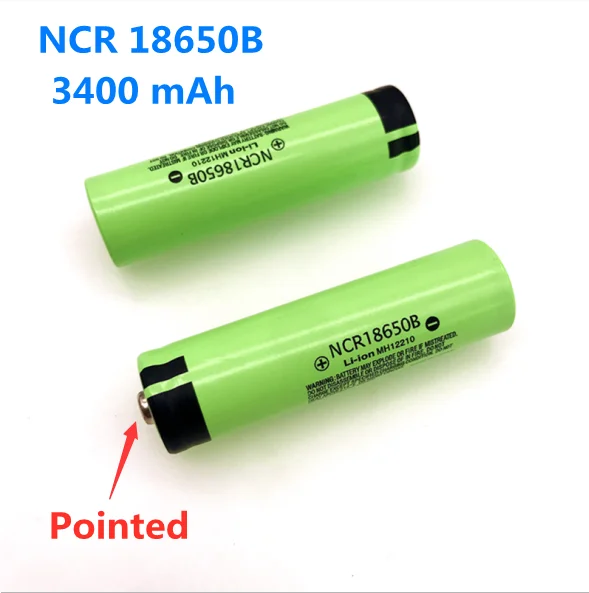 2/3/4/6 шт. Panasonic 18650 Батарея 3,7 в 3400 мАч ncr18650b литий-ионная аккумуляторная батарея фонарик специальный аккумулятор+ наконечник