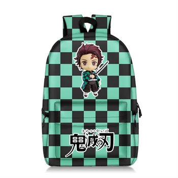 

Anime Demon Slayer Kimetsuno Yaiba Boy&Girl School Bag Print Capacity Backpack Fashion Rucksack Teenagers Cartoon Mochila Bolsa
