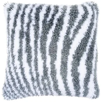 

Latch Hook Cushion Pattern Pillow Case Crochet Art & Crafts Acrylic Embroidery Sofa Bed Cushion Cover Home Decor