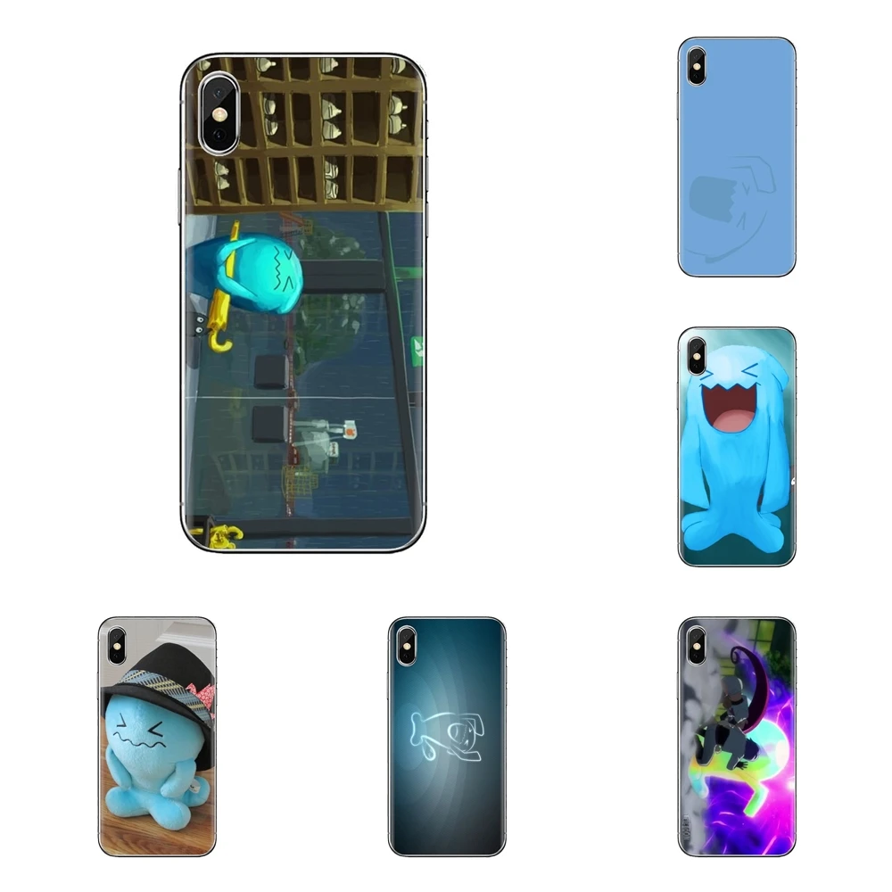 Cute Wobbuffet For Huawei Mate Honor 4C 5C 5X 6X 7 7A 7C 8 9 10 8C 8X 20 Lite Pro Transparent Soft Cases Covers |