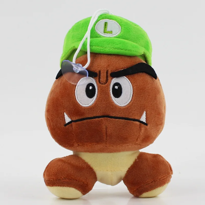50 шт./лот Ems Super Mario Bros Goomba плюшевые куклы плюшевые игрушки 15 см 5 стилей микс новых плюшевых фигурок