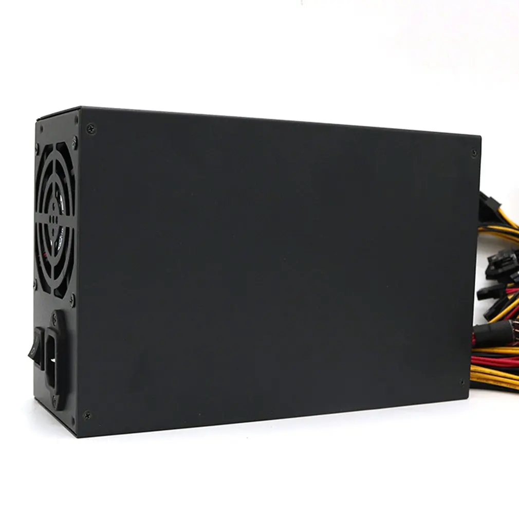 2200 Вт многоканальное ATX компьютерное питание для горнодобывающей машины поддержка видеокарты Выход Номинальная мощность биткоина
