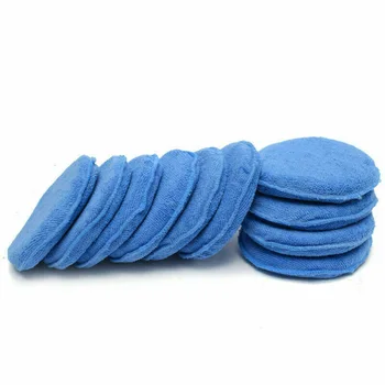 

Set Polishing Pad Buffer Blue Equipment 10pcs Care 5 Inch 125mm Waxing