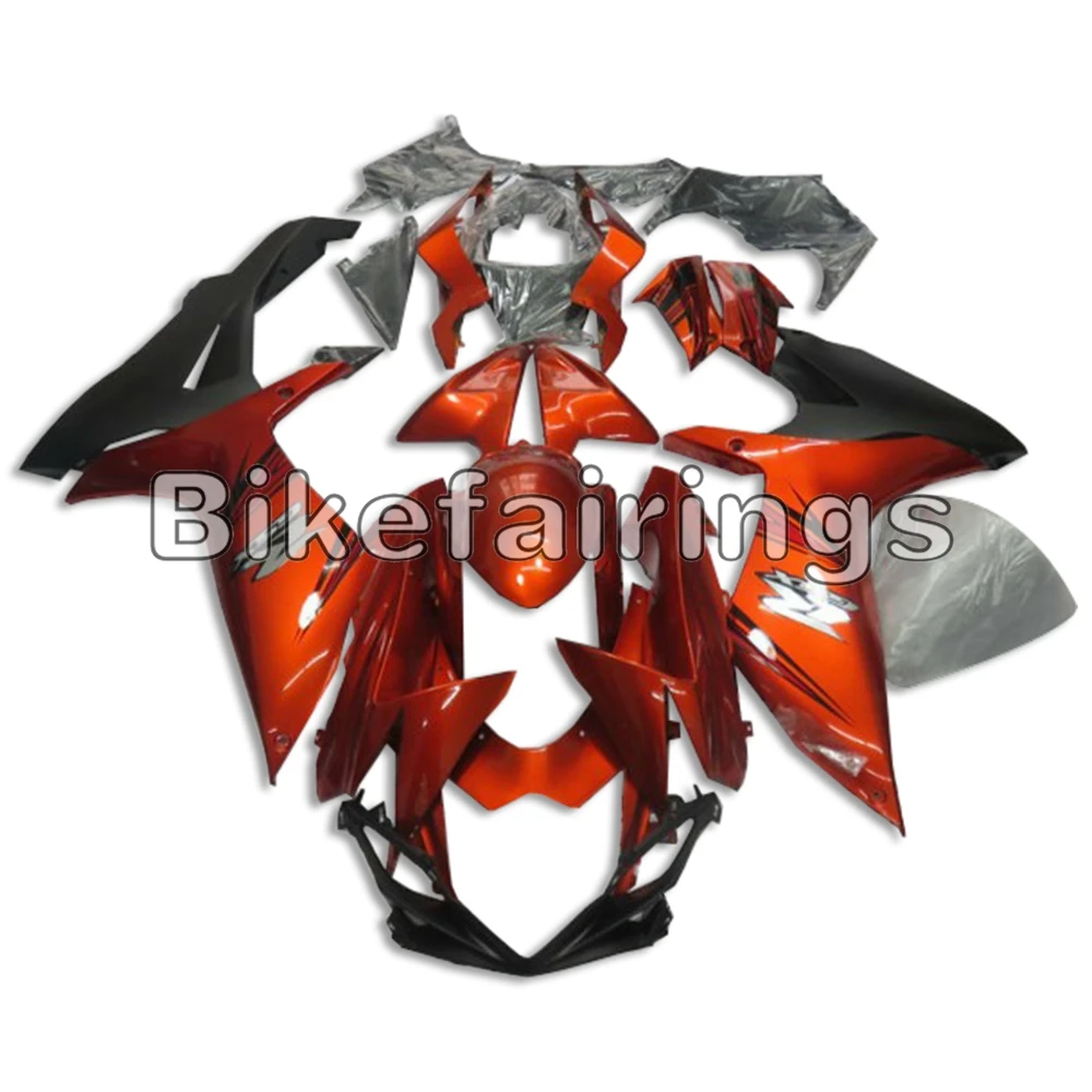 Полный комплект обтекателей для Suzuki GSXR600 GSX-R750 K11 2011 2012 2013 литьевой мотоцикл Cowlings глянцевый оранжевый черный
