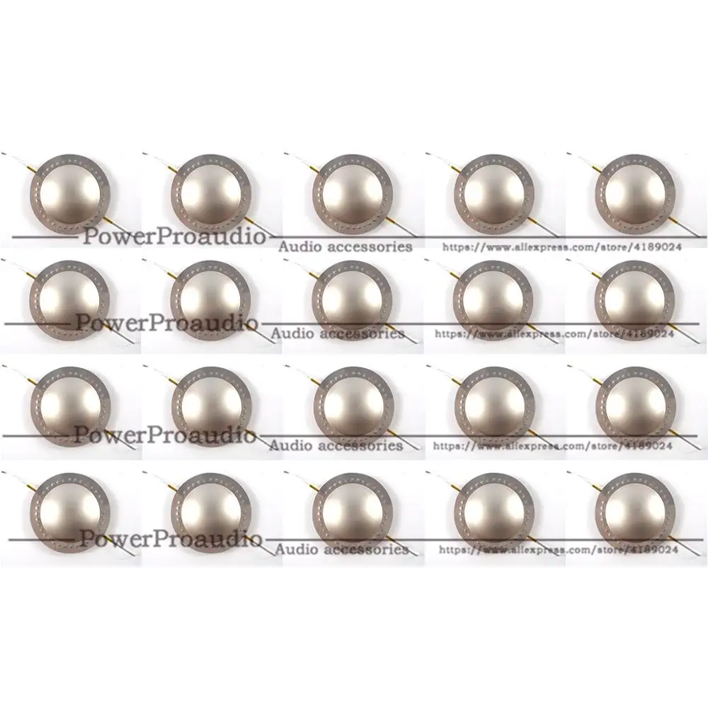

20PCS Voice coil 44.4mm 44.5mm Titanium Diaphragm Repair Kit dome Tweeters 8 ohm