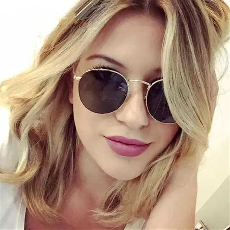 

HJYBBSN 2019 Fashion Hot Sale Oval Sunglasses Women Brand Designer Colorful Luxury Glasses For Women UV400 Lentes De Sol Mujer