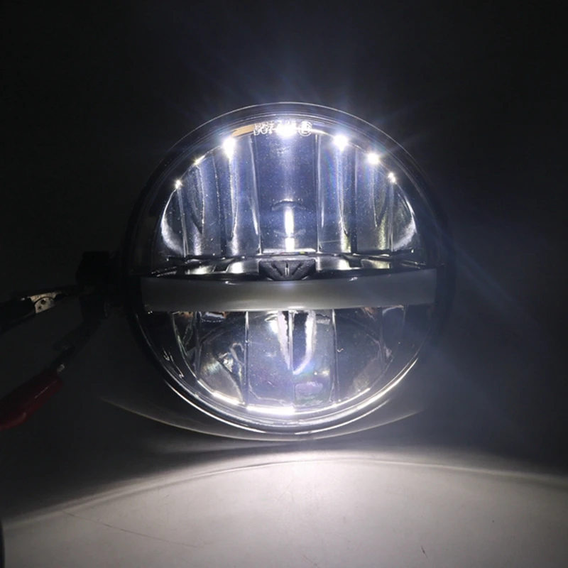 Yait 5,75 дюймовый круглый светодиодный фонарь для мотоцикла светодиодный проектор Hi/Lo луч фары для мотоцикла