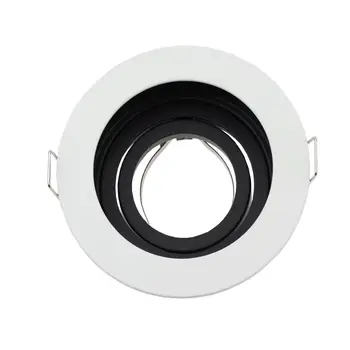 オンライン GU10スポット電球器具亜鉛合金天井凹型ledランプ90ミリメートルカット穴と電球交換可能なダウンライトMR16フィッティング