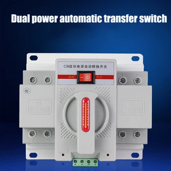 

2P 63A 230V MCB type Dual Power Automatic transfer switch ATS