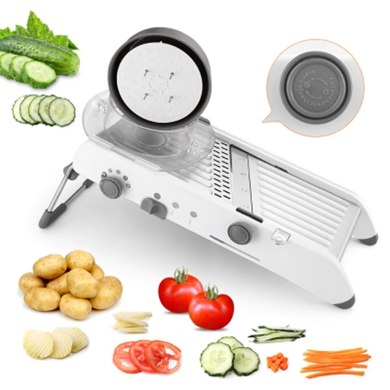  Manual Vegetable Slicer Mandoline Cutter Grater Fruit Chooper Julienne Potato Carrot Onion Kitchen  - 33000197370