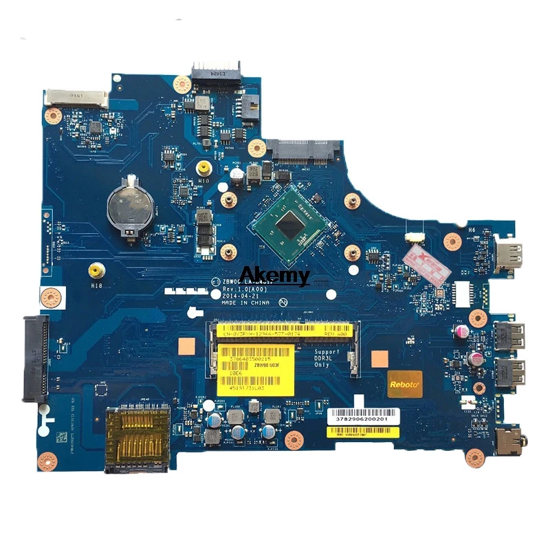 Материнская плата для ноутбука DELL Inspiron 15 3531 PC материнская плата N3530 cpu 0Y3PXH LA-B481P full tesed DDR3