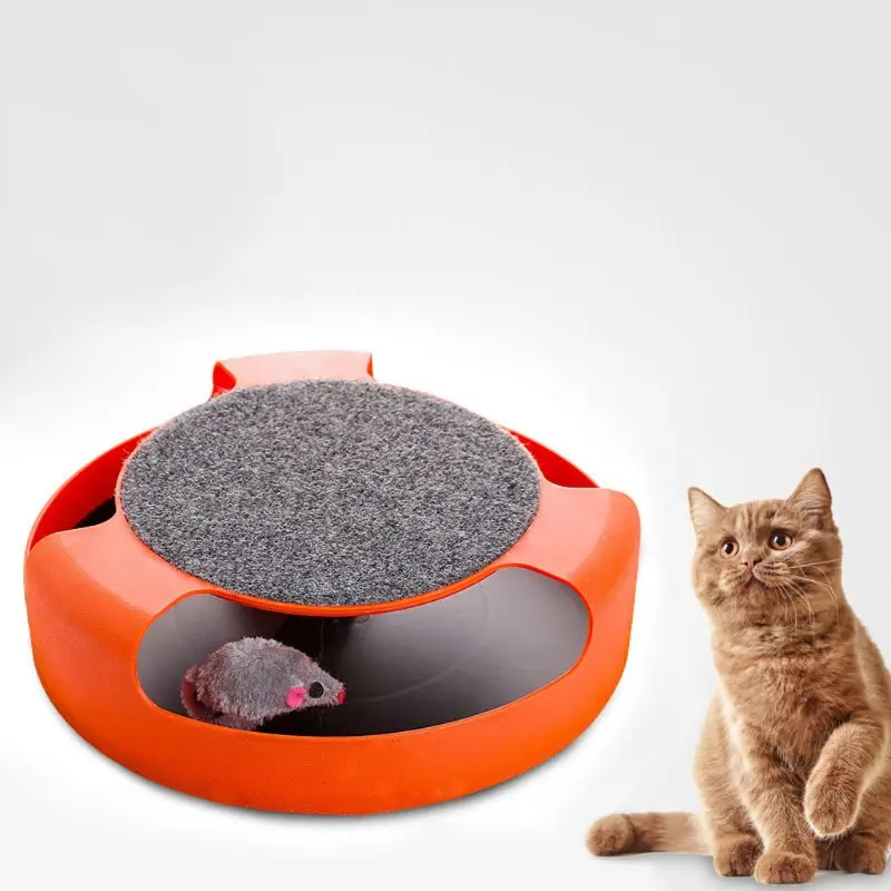 Игрушка для кошек, котенок, плюшевый коврик для когтеточки