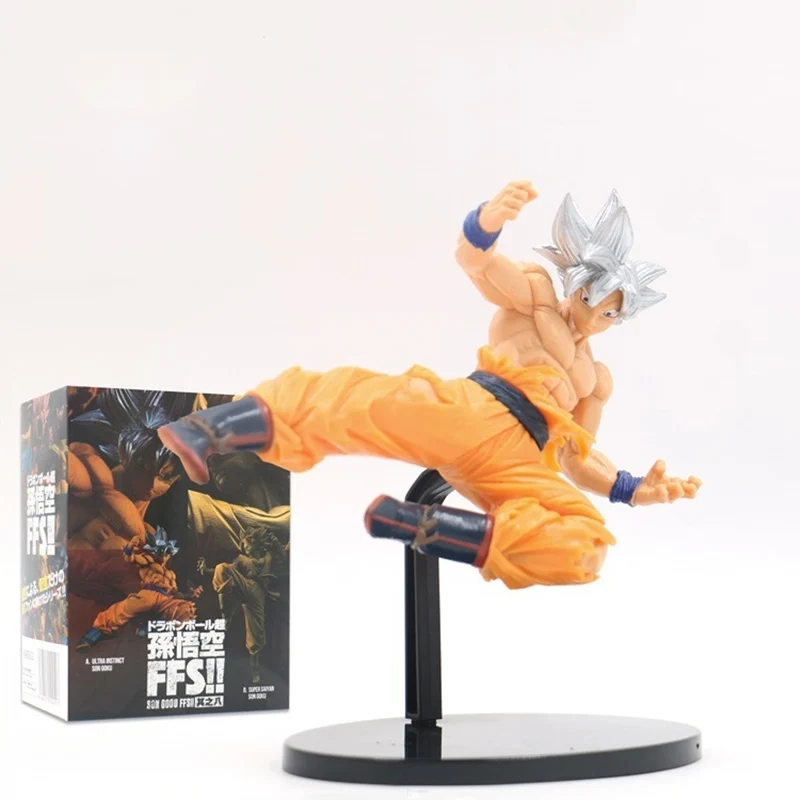 18 см Dragon Ball Z Goku ультра инстинкт серебряные волосы Супер Saiyan Migatte No Gokui ПВХ фигурка