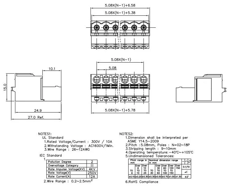 KF2EDGKDR 5,08 2P~ 12P разъем PCB плагин клеммный блок 2EDGKDR 5,08 мм 2PIN~ 12PIN FKIC 2,5 ST 1873359 PHOENIX контакт