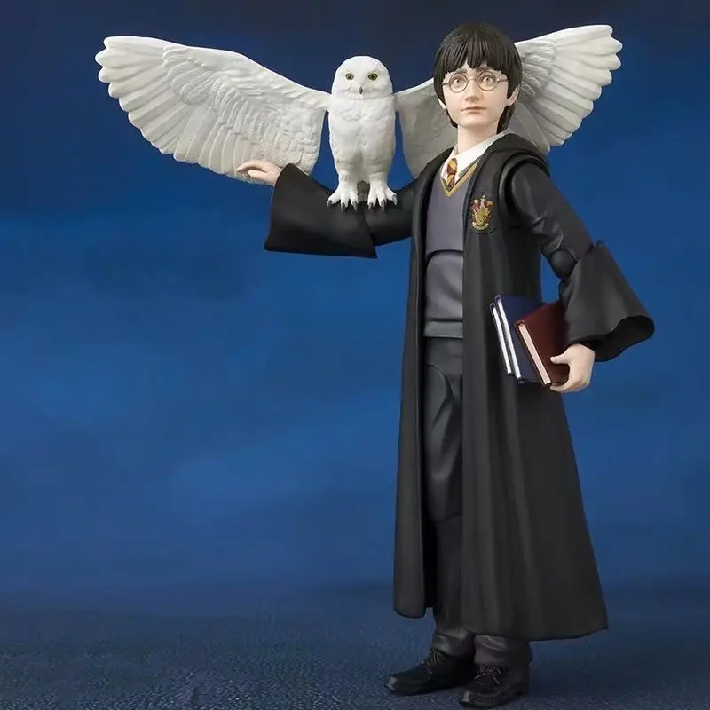 3 стиля Figuarts камень волшебника молодой Гермиона Рон Поттер милая кукла Фигурка Коллекционная модель игрушки кукла - Цвет: Potter in box