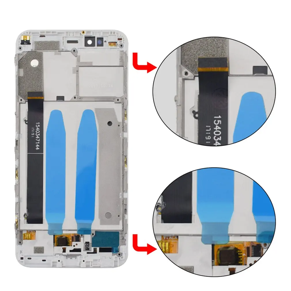 Для Xiaomi mi A1/mi 5X стекло ЖК-дисплей сенсорный экран монтажная панель оптическая рамка экран дигитайзер Запасная часть