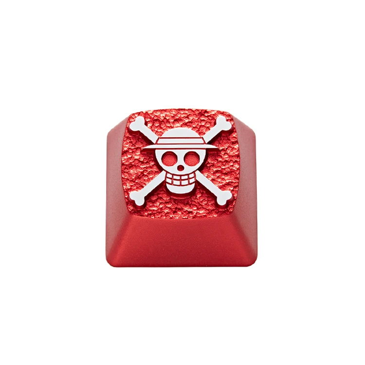 ZOMO OP Luffy Zomo одна деталь Artisan Keycap CNC анодированный алюминий совместимый Cherry MX Переключатель esc Брук Чоппер Franky Luffy игрушки Санджи и Нами Зоро - Цвет: ZOMO OP Luffy
