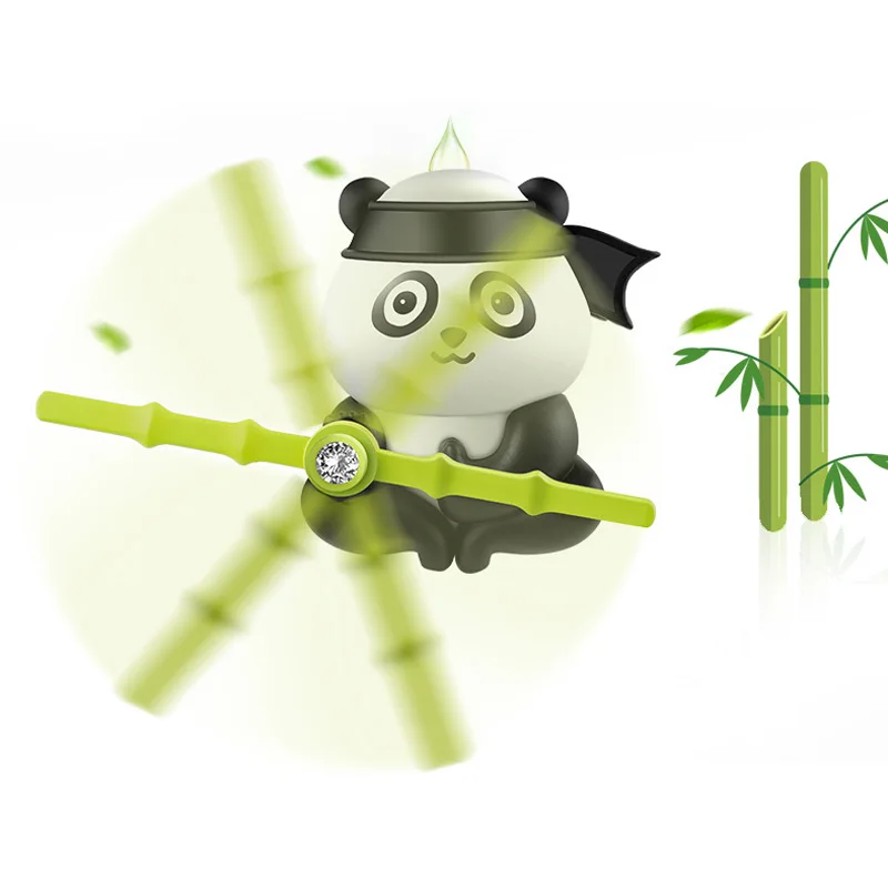 Кунг-фу Панда форма автомобиля аромат Вращающийся Резиновые аксессуары вентиляционные духи