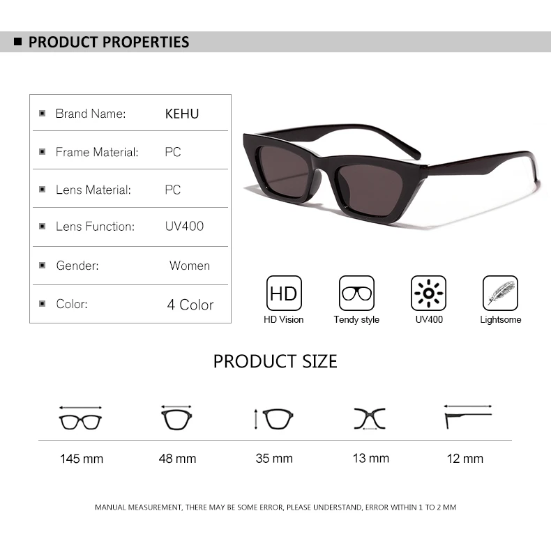 KEHU, брендовые, дизайнерские, кошачий глаз, солнцезащитные очки, для женщин, Ультралегкая оправа для очков, солнцезащитные очки, модные, для путешествий, UV400, для девушек, оттенки, XH43