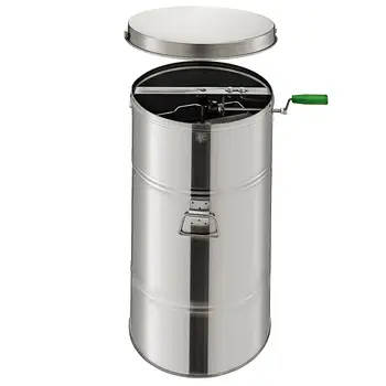 

Manual 2 Frame Stainless Steel Honey Extractor Spinner Beehive Beekeeping