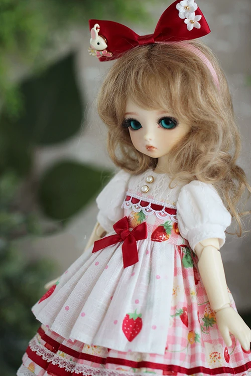 Новое дизайнерское платье с цветочным узором BJD платье кукольный наряд кукольная одежда подходит для куклы 1/6 yosd