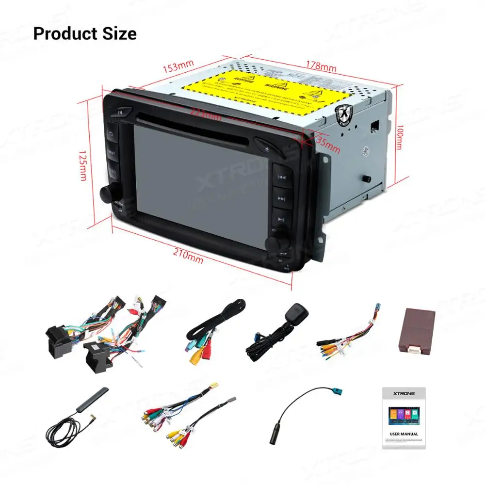 XTRONS " андроид 9,0 PX5 автомобильный DVD плеер радио gps OBD TPMS для Mercedes Benz A W168 W203 W209 W463 Viano Vito W639 2000 2001