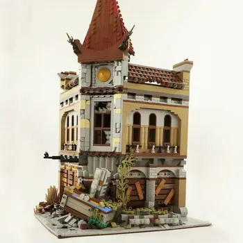 

Street View The Last of Us Series The Ruin City Cinema Model Building Blocks Bricks Toys 2193Pcs Apocalypse Version Moc