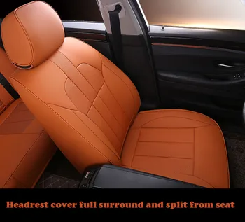 

custom cowhide Leather car seat cover for auto Volkswagen VW Magotan Golf Tiguan Scirocco Touareg Jaguar XE XJ XF XJ car styling